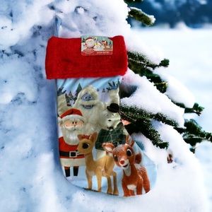 Rudolph The Red-Nosed Reindeer Christmas Stocking 15" Holiday NEW